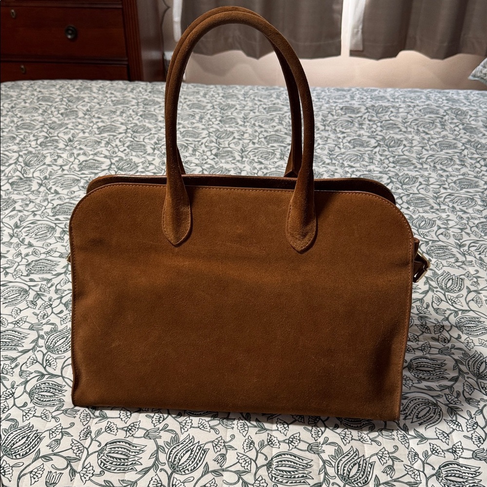 Brown Suede Handbag